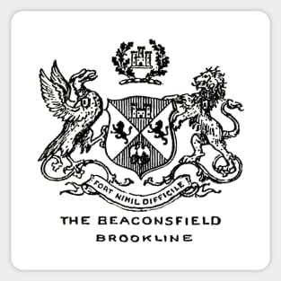 Hotel Beaconsfield - Vintage Brookline Massachusetts Sticker